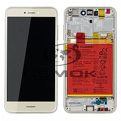 LCD Display HUAWEI HONOR 8 LITE WITH FRAME AND BATTERY GOLD 02351UYF 02351DWM 02351DYP 02351DWK 02351DWR ORIGINAL SERVICE PACK