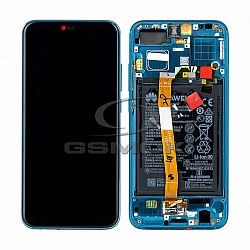 LCD Display HUAWEI HONOR 10 WITH FRAME AND BATTERY GREEN 02351YDB ORIGINAL SERVICE PACK