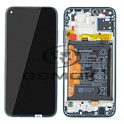 LCD Display HUAWEI P40 LITE WITH FRAME AND BATTERY GREEN 02353KGA ORIGINAL SERVICE PACK