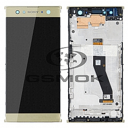 LCD Display SONY XPERIA XA2 ULTRA H4213 WITH FRAME GOLD U50056091 78PC2300040 ORIGINAL SERVICE PACK
