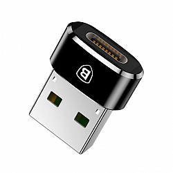 ADAPTER FROM USB-C TO USB-A OTG 3A BASEUS CAAOTG-01 BLACK