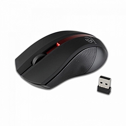 OPTICAL WIRELESS MOUSE REBELTEC GALAXY BLACK-RED