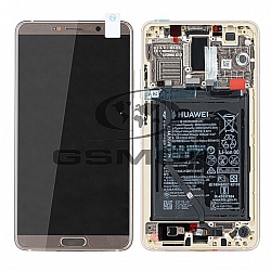 LCD Display HUAWEI MATE 10 WITH FRAME AND BATTERY BROWN 02351PNS ORIGINAL SERVICE PACK