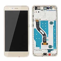 LCD Display HUAWEI ASCEND P10 LITE GOLD WITH FRAME NO LOGO