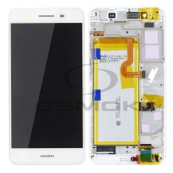 LCD Display HUAWEI P8 LITE SMART TAG-L01 WITH FRAME AND BATTERY SILVER 02350PLC ORIGINAL SERVICE PACK