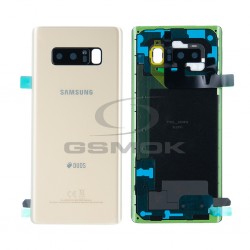 BATTERY COVER HOUSING SAMSUNG N950 GALAXY NOTE 8 DUOS GOLD GH82-14985D ORIGINAL SERVICE PACK