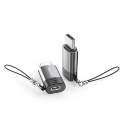 LIGHTNING TO USB-C ADAPTER AWEI A12 GRAY LIGHTNING TO USB-C ADAPTER AWEI A12 GRAY