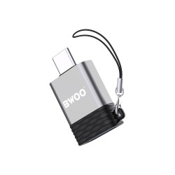 ADAPTER FROM USB-A TO USB-C OTG BWOO BZ-35 BLACK