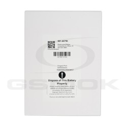 BATTERY APPLE IPHONE 16 661-44796 ORIGINAL