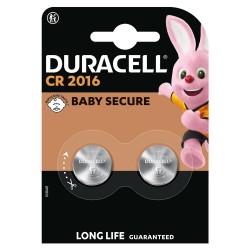 LITHIUM BATTERIES DURACELL CR2016 3V 2 PCS BLISTER