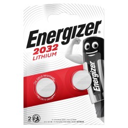 LITHIUM BATTERIES ENERGIZER CR2032 3V 2 PCS BLISTER