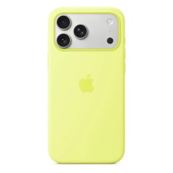 APPLE SILICONE CASE IPHONE 17 PRO MAX NEON YELLOW WITH MAGSAFE MGFM4ZM/A ORIGINAL