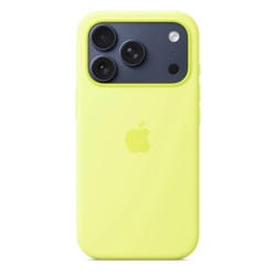 APPLE SILICONE CASE IPHONE 17 PRO  NEON YELLOW WITH MAGSAFE MGFF4ZM/A ORIGINAL