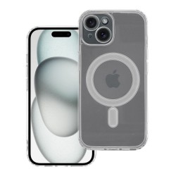 CLEAR CASE MAG COVER MID IPHONE 15 MAGSAFE TRANSPARENT CLEAR CASE MAG COVER MID IPHONE 15 MAGSAFE TRANSPARENT