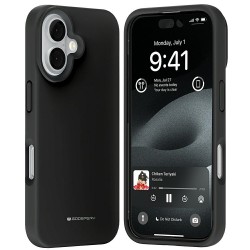 MERCURY SILICONE CASE IPHONE 16 BLACK