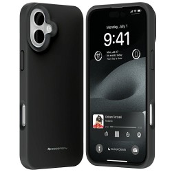 MERCURY SILICONE CASE IPHONE 16 PLUS BLACK