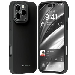 MERCURY SILICONE CASE IPHONE 16 PRO MAX BLACK
