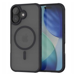 CLEAR CASE SPACECASE HYBRID MAG IPHONE 17 BLACK
