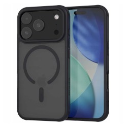 CLEAR CASE SPACECASE HYBRID MAG IPHONE 17 PRO BLACK