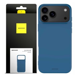 SILICONE CASE SPACECASE IPHONE 17 PRO MAX BLUE
