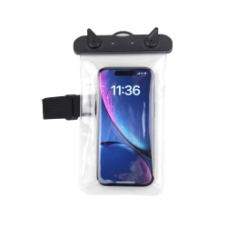 WATERPROOF CASE WITH ARM BAND 5.8-6.8 TRANSPARENT