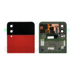 BATTERY COVER TOP WITH OUTER LCD DISPLAY SAMSUNG F721 GALAXY Z FLIP 4 RED GH97-27947H ORIGINAL SERVICE PACK