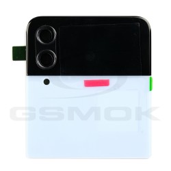 LCD Display SAMSUNG F721 GALAXY Z FLIP 4 BLUE  GH97-27947D ORIGINAL SERVICE PACK BATTERY COVER TOP WITH OUTER LCD Display