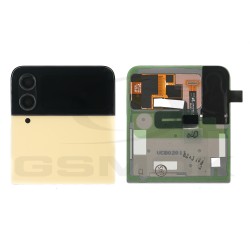 BATTERY COVER TOP WITH OUTER LCD DISPLAY SAMSUNG F721 GALAXY Z FLIP 4 YELLOW GH97-27947G ORIGINAL SERVICE PACK