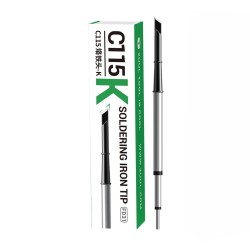 SOLDERING IRON TIP FOR C115 SOLDERING STATION TYPE K FD31 2UUL SOLDERING IRON TIP FOR C115 SOLDERING STATION TYPE K FD31 2UUL