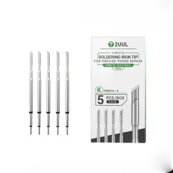 SOLDERING IRON TIP FOR C210 SOLDERING STATION TYPE K SET 5PCS FD22 2UUL SOLDERING IRON TIP FOR C210 SOLDERING STATION TYPE K SET 5PCS FD22 2UUL