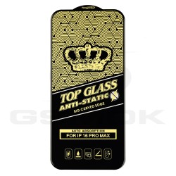 IPHONE 16 PRO MAX - TEMPERED GLASS 0.3MM 5D BLACK