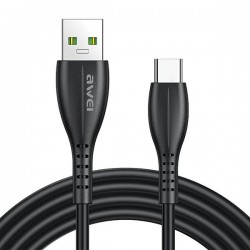 CABLE AWEI CL-115T USB TO USB-C 2.4A 1M BLACK