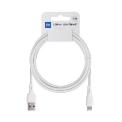 CABLE USB TO LIGHTNING 2.4A 1M BLUE STAR ECO PJ68-24-2.4 WHITE