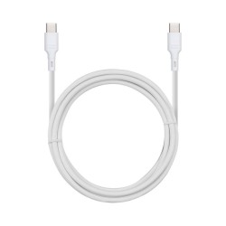 CABLE USB-C TO USB-C 3A 60W 1M BLUE STAR DC-001CC3.0 WHITE