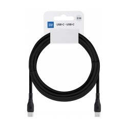 CABLE USB-C TO USB-C 3A 60W 2M BLUE STAR ECO PJ73-14-3 BLACK
