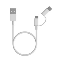 CABLE MICRO USB 2IN1 XIAOMI SJV4082TY WHITE ORIGINAL BULK