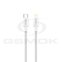 CABLE NOVANL USB-C TO LIGHTNING 1.5M 20W WHITE