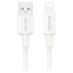 USAMS U90 USB-A TO LIGHTNING CABLE 2.4A WHITE USAMS U90 USB-A TO LIGHTNING CABLE 2.4A WHITE