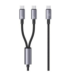 CABLE USAMS USB TO USB-C 2IN1 72W 1.2M U38 SJ740USB101 US-SJ740 BLACK