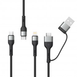 CABLE USB 6IN1 1.2M XO NB254 BLACK