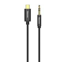 CABLE USB-C TO JACK 3.5MM 1.2M BASEUS YIVEN AUDIO M01 CAM01-01 BLACK