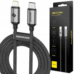 CABLE USB-C TO LIGHTNING 20W 1M SPACECASE CL05