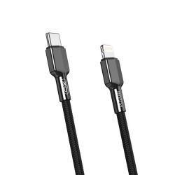 CABLE USB-C TO LIGHTNING 20W 1M XO NB183A BLACK