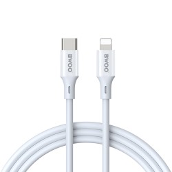 CABLE USB-C TO LIGHTNING 27W 1M BWOO X283 WHITE