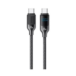 CABLE USB-C TO USB-C 100W 1.2M FAST CHARGE USAMS SJ742USB02 US-SJ742 BLACK