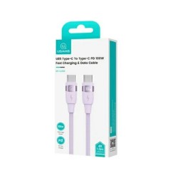 CABLE USB-C TO USB-C 100W 1.2M USAMS U85 SJ632USB03 US-SJ632 PURPLE