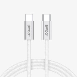CABLE USB-C TO USB-C 240W 1M BWOO X317C-C WHITE