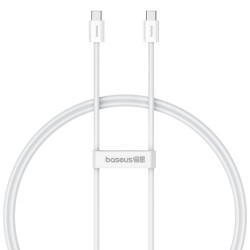 CABLE USB-C TO USB-C 30W 2M BASEUS SUPERIOR SERIES 2 WHITE CABLE USB-C TO USB-C 30W 2M BASEUS SUPERIOR SERIES 2 WHITE