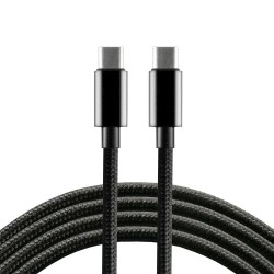 CABLE USB-C TO USB-C 3A 60W 2M EVERACTIVE CBB-2PD3 BLACK