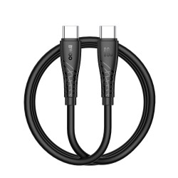 CABLE USB-C TO USB-C 60W 1M BWOO BO-X318C-C BLACK